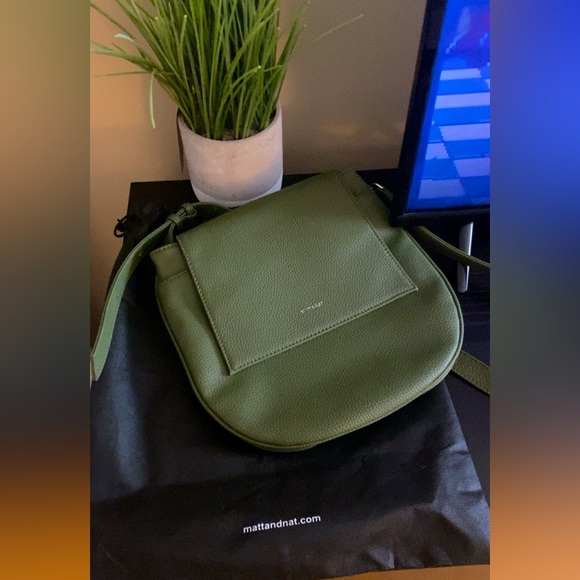 Handbags - Matt & Nat Cross Body Bag in colour Hunter